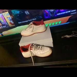 Red bottoms Air Force 1s